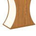 Mesa de Jantar Retangular Selena Off White e Nature 160 cm