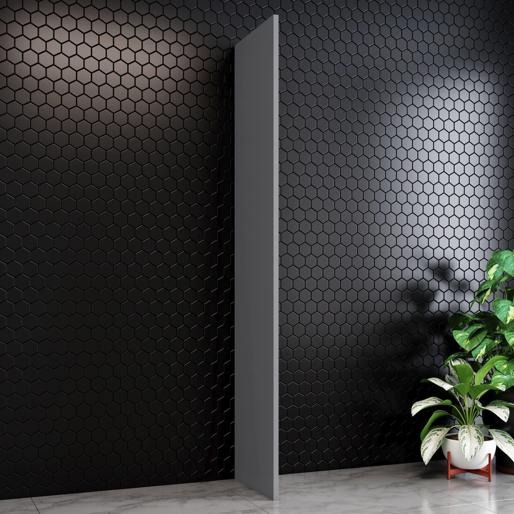 Painel Fechamento Lateral 221x49 cm C429 Americana Cinza Henn