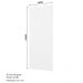 Painel Fechamento Lateral 240x100 cm O467 Americana Branco Henn