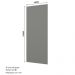 Painel Fechamento Lateral 240x100 cm O467 Americana Cinza Henn