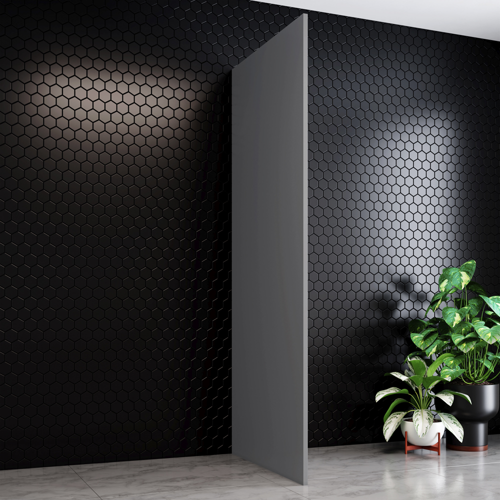 Painel Fechamento Lateral 240x100 cm O468 Americana Cinza Henn