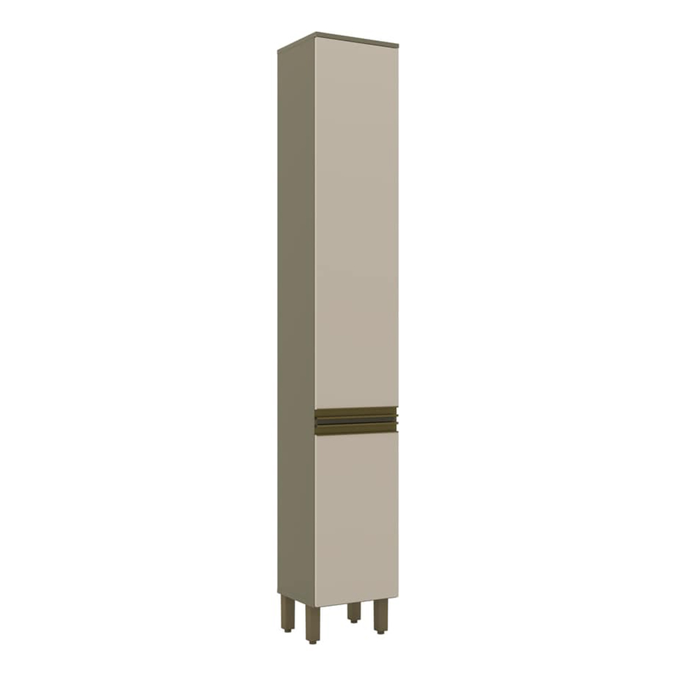 Paneleiro Évelin 2 Portas Duna e Cristal