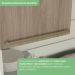 Ponte Casal Modulado 4 Portas 185x165 cm Seletto Areia Jequitiba Henn