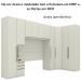 Quarto Casal Modulado 10 Portas cm Seletto Areia Henn