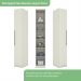 Quarto Casal Modulado 10 Portas cm Seletto Areia Henn