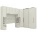 Quarto Casal Modulado 5 Pecas Seletto Areia Henn