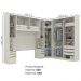 Quarto Casal Modulado 5 Pecas Seletto Areia Henn