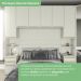 Quarto Casal Modulado 5 Pecas Seletto Areia Henn