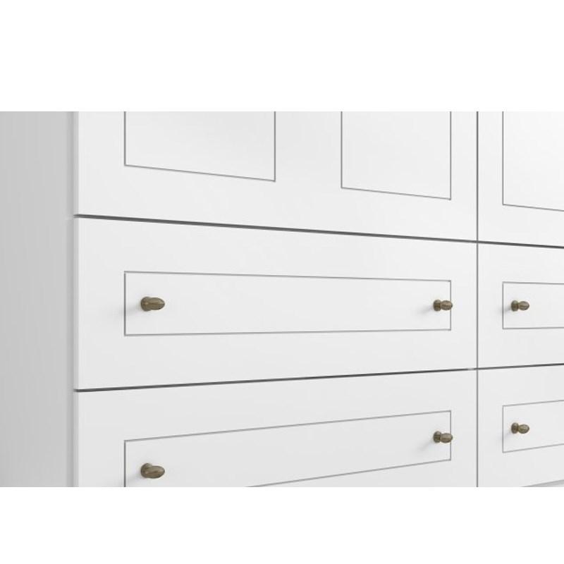 Roupeiro Americano 04 Portas Branco - Móveis Henn