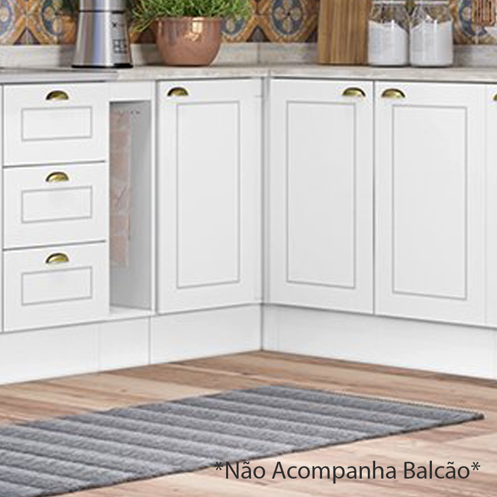 Tampo Para Balcao Canto Reto 94 cm C906 Americana Calcare Henn