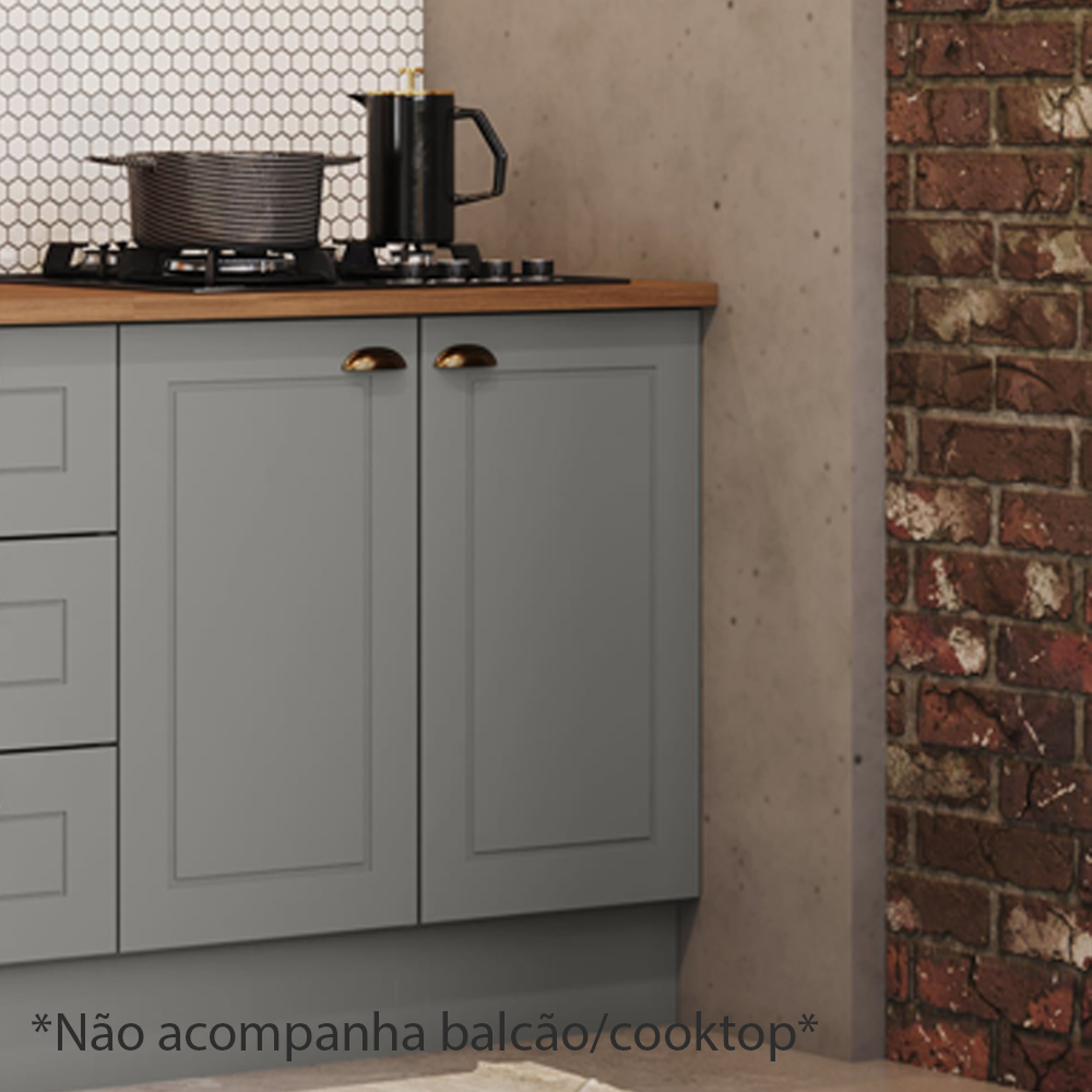 Tampo Para Balcao Cooktop 80 cm C908 Americana Nature Henn