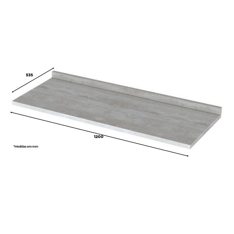 Tampo para Balcão 120cm Calcare - Móveis Henn