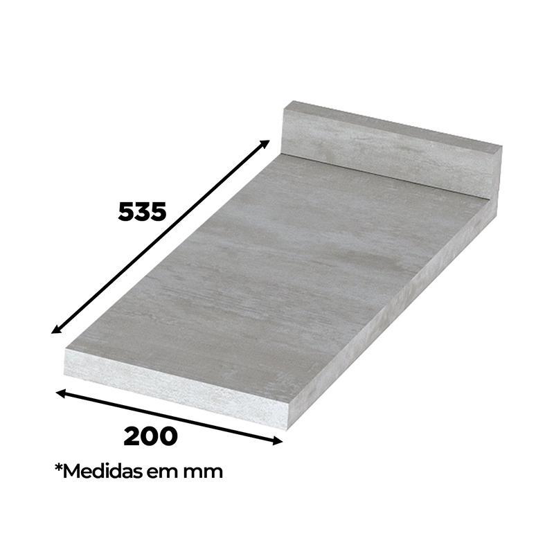 Tampo para Balcão 20cm Calcare - Móveis Henn