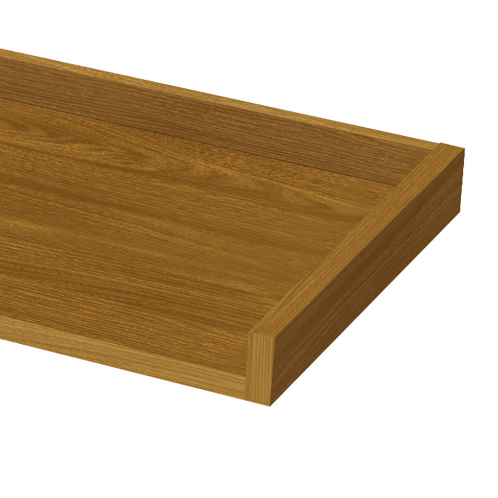 Tampo para Balcão Canto Reto Larissa Nature 94 cm