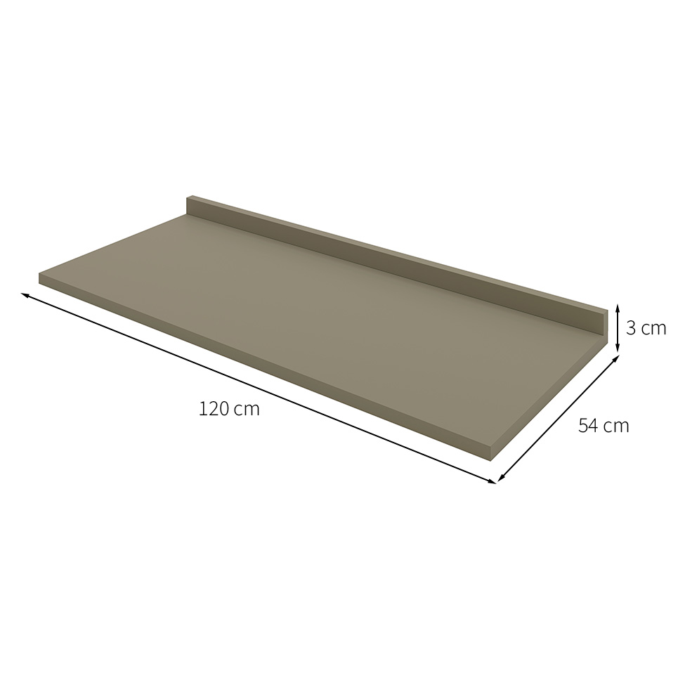 Tampo para Balcão Larissa Duna 120 cm