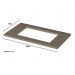 Tampo para Cooktop 80cm Duna - Móveis Henn