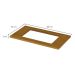 Tampo para Cooktop Larissa Nature 80 cm