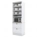 Torre Quente 1 Forno Americana Branco com Tampo Calcare - Móveis Henn