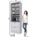 Torre Quente 1 Forno Americana Branco com Tampo Calcare - Móveis Henn
