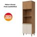 Torre Quente 2 Forno 4P 72 cm Requinte Nature Nature Areia Henn