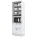 Torre Quente 2 Portas 2 Gav 72 cm C350 Americana Branco Calcare Henn