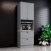 Torre Quente 2 Portas 2 Gav 72 cm C350 Americana Cinza Calcare Henn