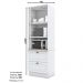 Torre Quente 2 Portas 2 Gav 72 cm C351 Americana Branco Calcare Henn