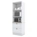 Torre Quente 2 Portas 2 Gav 72 cm C351 Americana Branco Calcare Henn