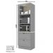 Torre Quente 2 Portas 2 Gav 72 cm C351 Americana Cinza Calcare Henn