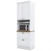 Torre Quente 2 Portas 2 Gav 72cm C350 Americana Branco Nature Henn