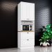 Torre Quente 2 Portas 2 Gav 72cm C350 Americana Branco Nature Henn
