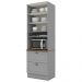 Torre Quente 2 Portas 2 Gav 72cm C350 Americana Cinza Nature Henn