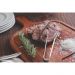 4 Pegadores de Carne para Rodízio Churrasco 14cm Plaza Hercules em Aço Inox