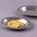 6 Travessas de Inox Ovais para Servir Porções Saladas 20cm Baixelas Fundas Pequenas Hercules
