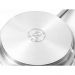 Frigideira Funda 28cm em Aço Inox com Fundo Triplo e Cabo Performance Hércules