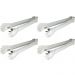Kit 4 Pegadores de Gelo Inox 18cm para Buffets Frutas Frios Multiuso Pequenos