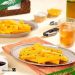 Kit 5 Baixelas de Inox 25cm para Buffet Bar Restaurante Petiscos Saladas Aperitivos Porções