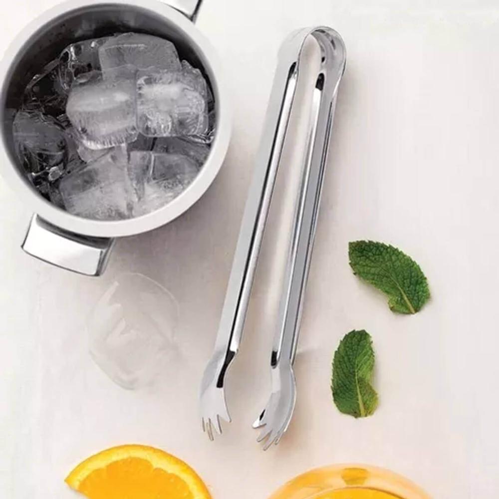 Pegador de Gelo e Frios Aço Inox com Garras 18cm Pequeno Multiuso Hercules Mundial