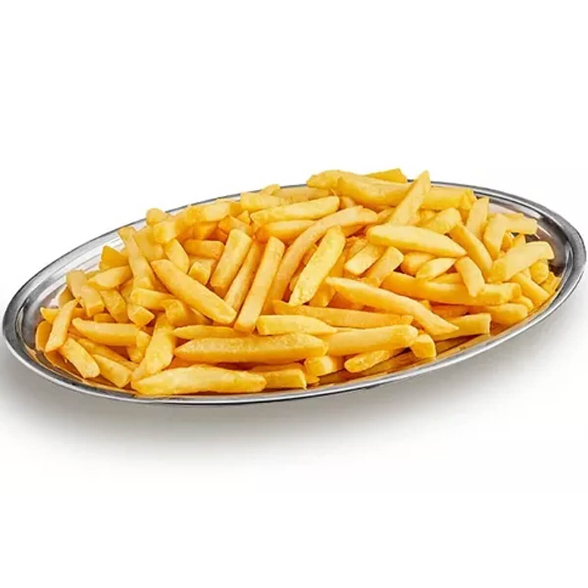Travessa de Inox Grande Rasa 36,5cm Baixela Oval para Servir Saladas Carnes Porções Hercules