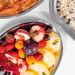 Travessa de Inox Grande Rasa 36,5cm Baixela Oval para Servir Saladas Carnes Porções Hercules
