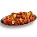Travessa de Inox Grande Rasa 36,5cm Baixela Oval para Servir Saladas Carnes Porções Hercules