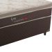 Cama Box Conjugada Casal Lyra Mola Confortclass Marrom e Bege