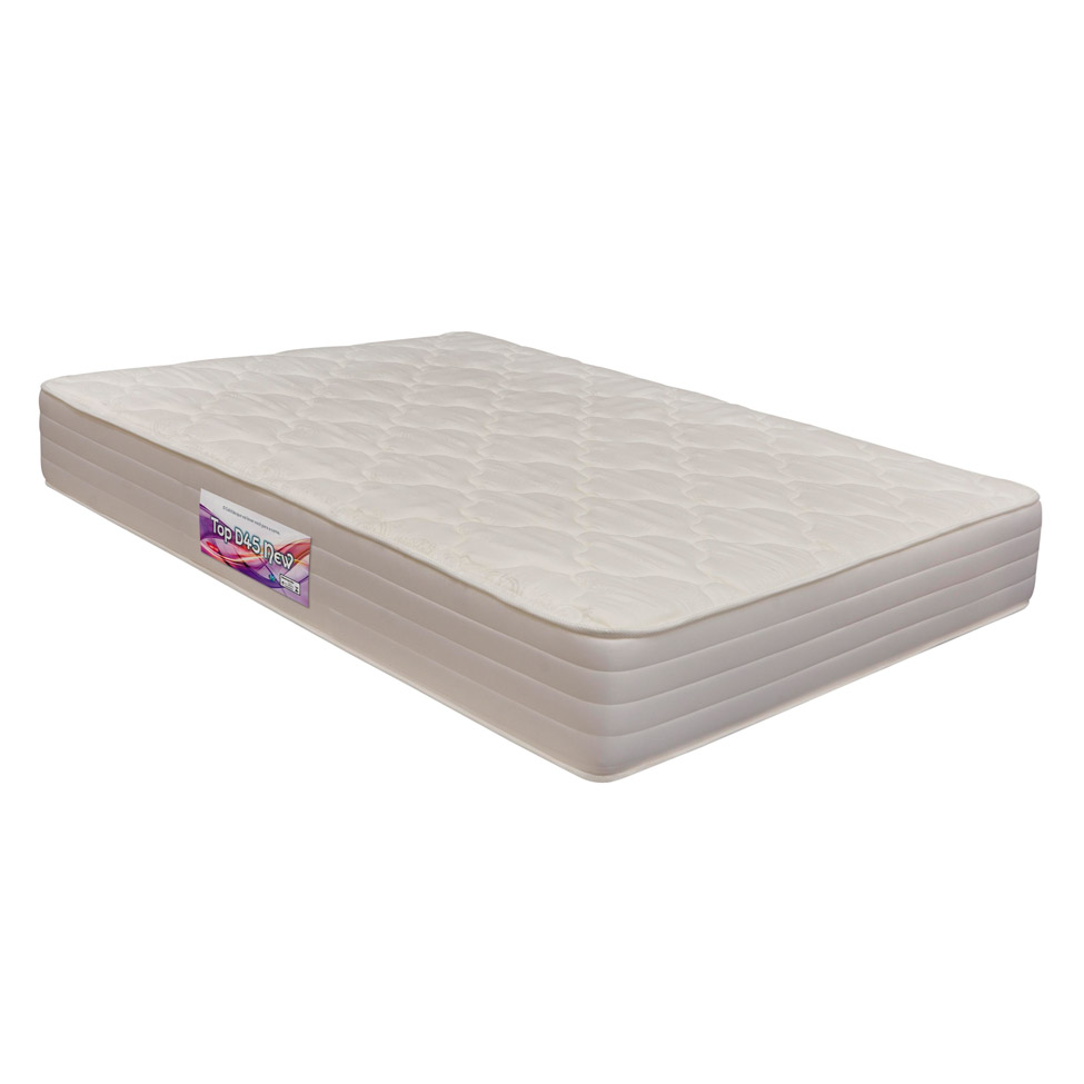 Colchão Casal Espuma D45 Top New (25x138x188) Branco