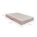 Colchão Casal Espuma D45 Top New (25x138x188) Branco