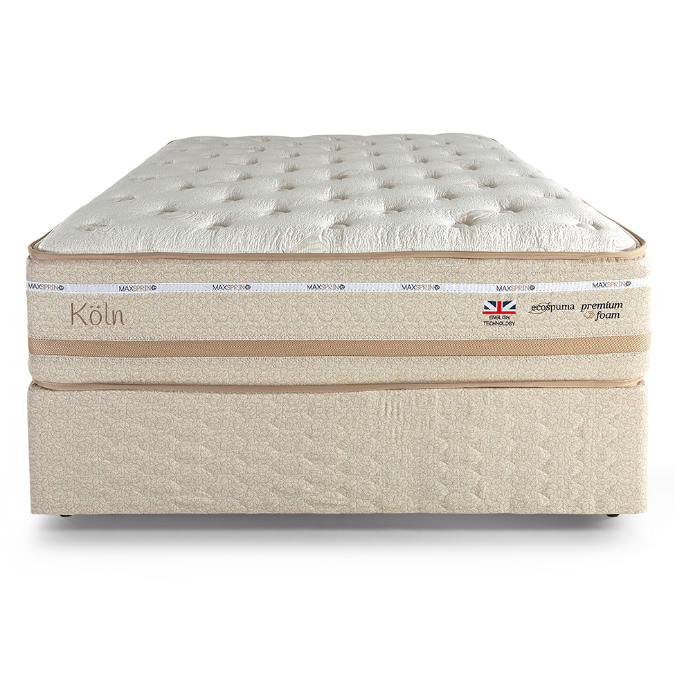 Colchão Casal Koln Mola Maxspring (33x138x188) Creme e Branco