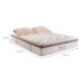 Colchão Casal Monte Carlo Mola Ensacada (33x138x188) Branco