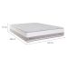Colchão Casal Tower Mola Maxspring (33x138x188) Branco e Bege