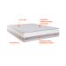 Colchão Casal Tower Mola Maxspring (33x138x188) Branco e Bege