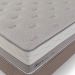 Colchão Casal Tower Mola Maxspring (33x138x188) Branco e Bege