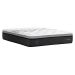 Colchão Casal Vivere Mola Ensacada (34x138x188) Branco e Cinza